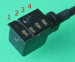 Garmin plug with connection numbers