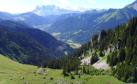 Pas de Bosse, looking South
