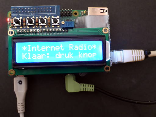 Raspberry Pi with LCD display