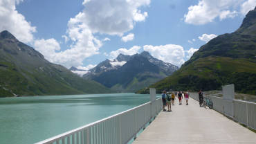 Sylvretta Stausee and Piz Buin